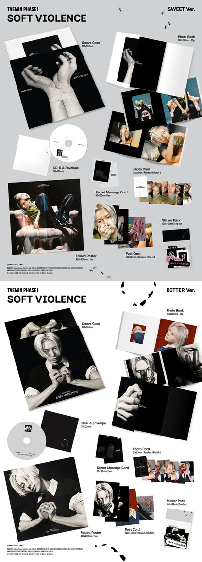 TAEMIN - [PHASE I : Soft Violence] (PHOTO BOOK Ver.) (2 types random)