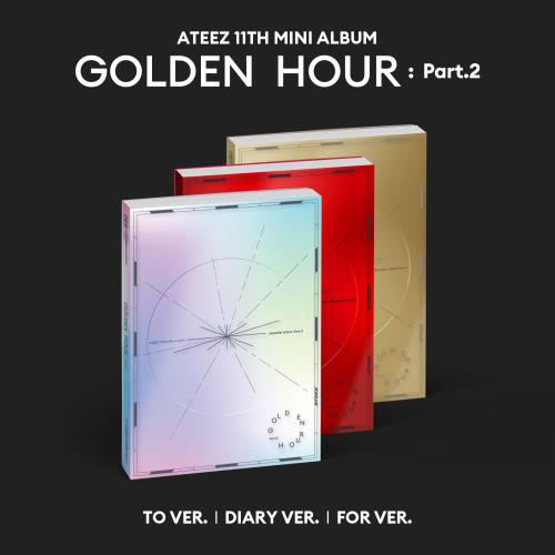 ATEEZ - 11th Mini Album [GOLDEN HOUR : Part.2] (3 TYPE Random)