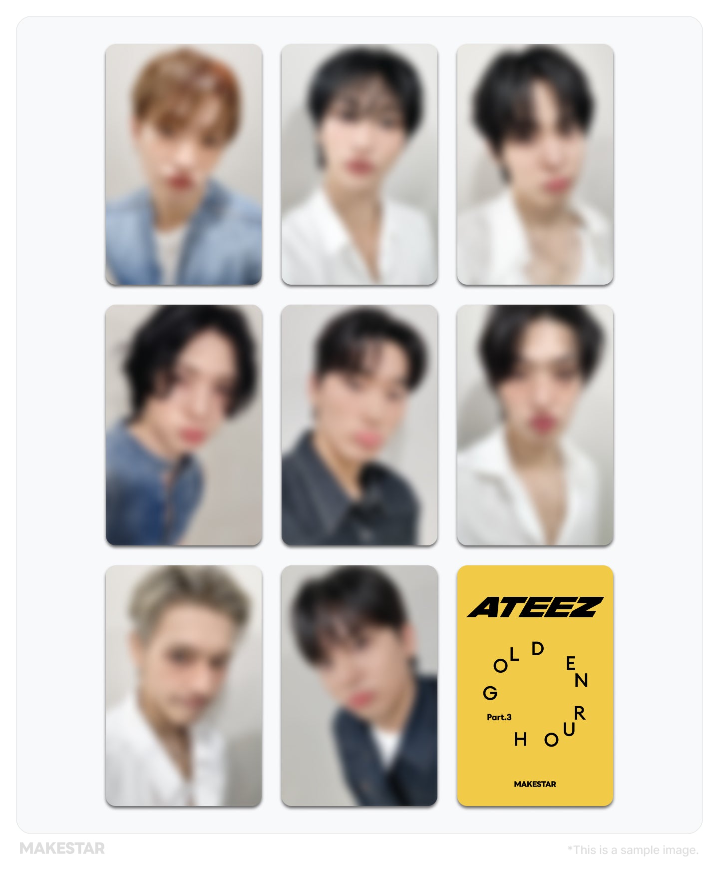 ATEEZ - [GOLDEN HOUR : Part.3] (POCAALBUM ver.) (9 TYPES Random)