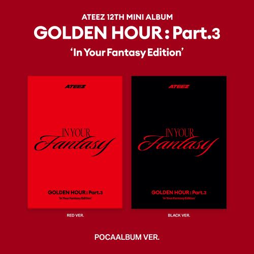 ATEEZ - 12th mini album [GOLDEN HOUR : Part.3 ‘In Your Fantasy Edition’]  (2 TYPES Random)