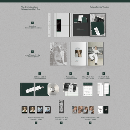 Mark Tuan (GOT7) - [Silhouette] (Smoke Deluxe ver.)