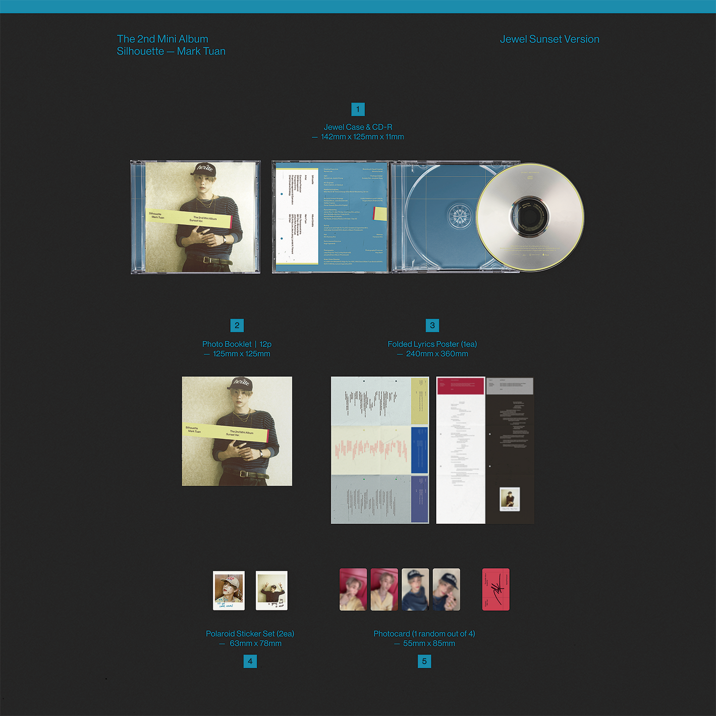 Mark Tuan (GOT7) - [Silhouette] (Sunset Jewel ver.)