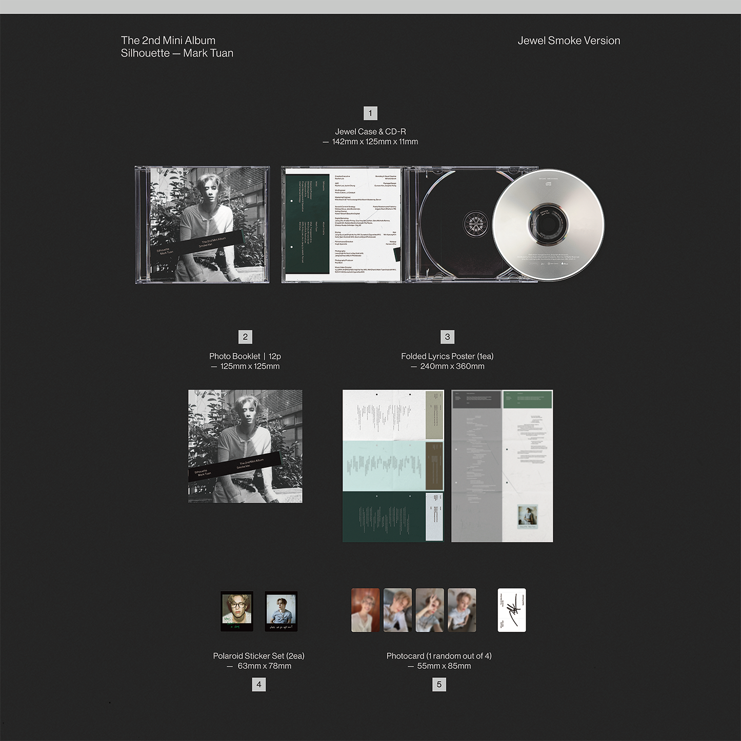 Mark Tuan (GOT7) - [Silhouette] (Smoke Jewel ver.)