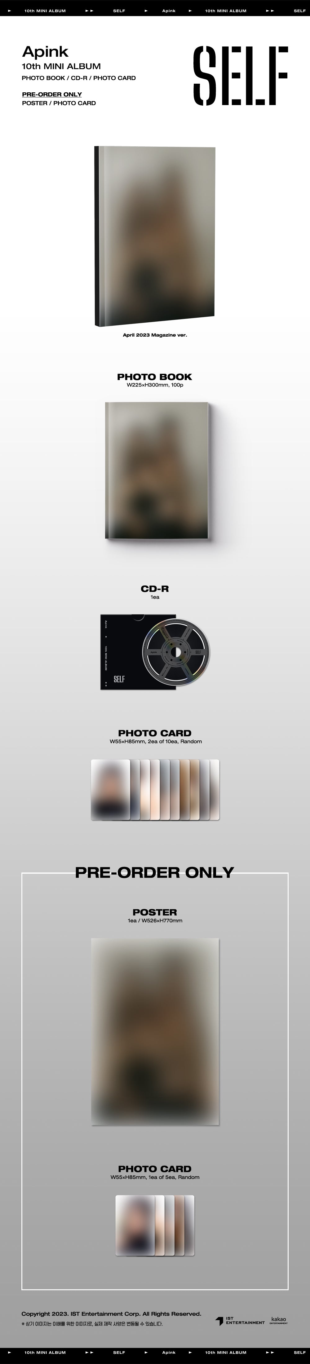 Apink - 10th Mini Album [SELF] (April 2023 Magazine Ver.)