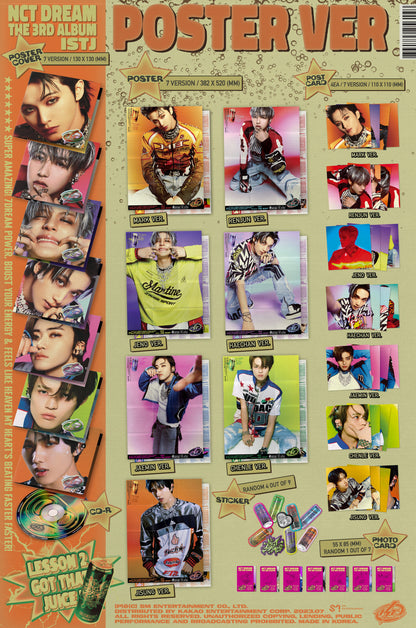NCT DREAM - The 3rd Album [ISTJ] (Poster Ver.) (7 TYPE Random)