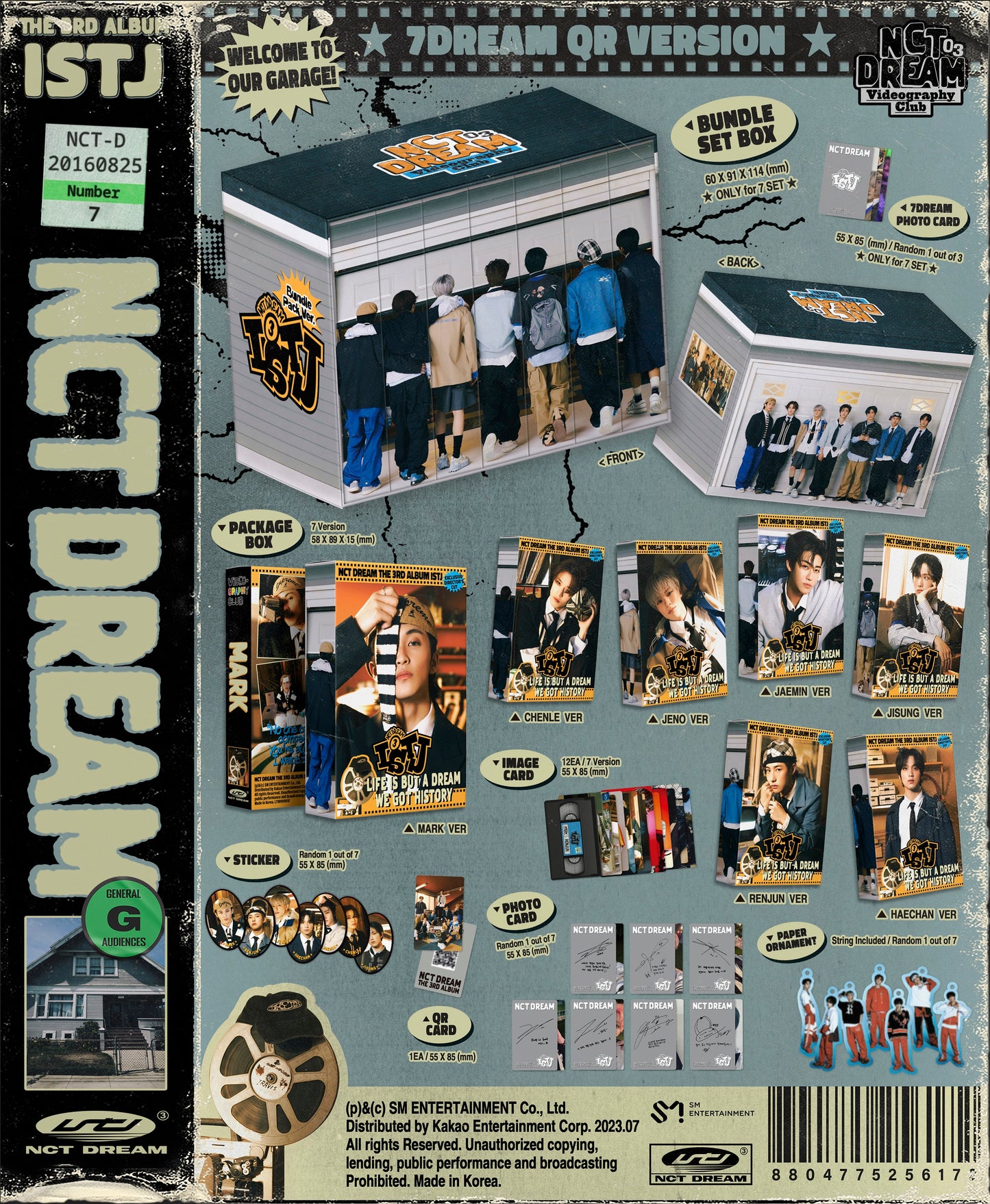 NCT DREAM - The 3rd Album [ISTJ] (7DREAM QR Ver.) (Random Ver.)