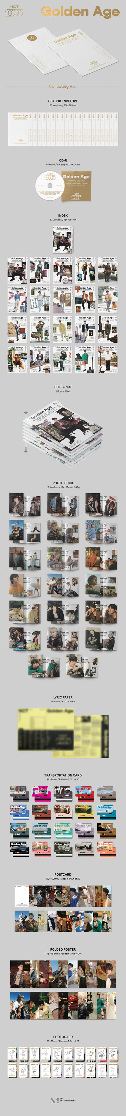 NCT - 4TH ALBUM [Golden Age] (Collecting Ver.) (Random Ver.)