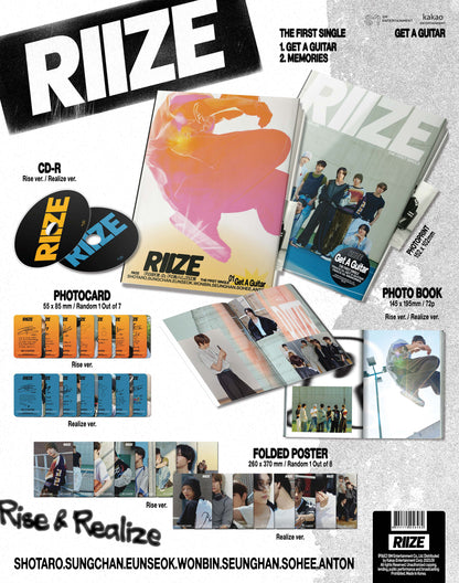 RIIZE - 1st Single AlbumM [Get A Guitar] (2 TYPE Random)