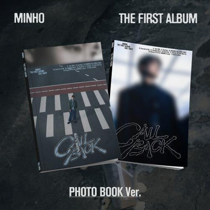 MINHO (SHINee) - 1st Full Album [CALL BACK] (Photobook Ver.) (2 TYPE Random)