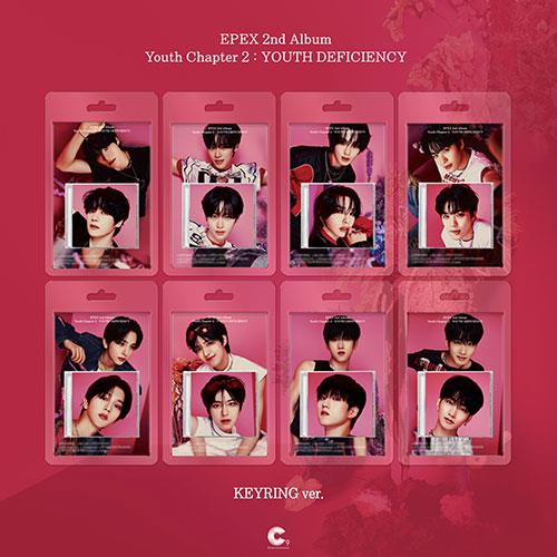 EPEX - 2nd Full Album [Youth Chapter 2 : YOUTH DEIFICIENCY] (Keyring Ver.) (8 TYPE Random)
