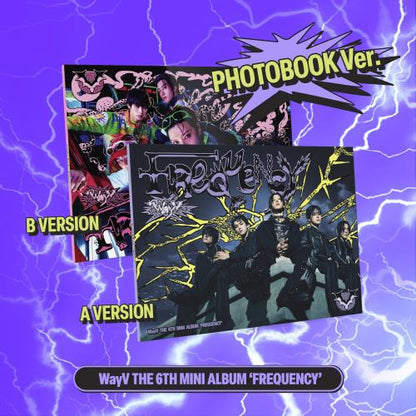 WayV - 6th Mini Album [FREQUENCY] (Photobook Ver.) (2 TYPE Random)
