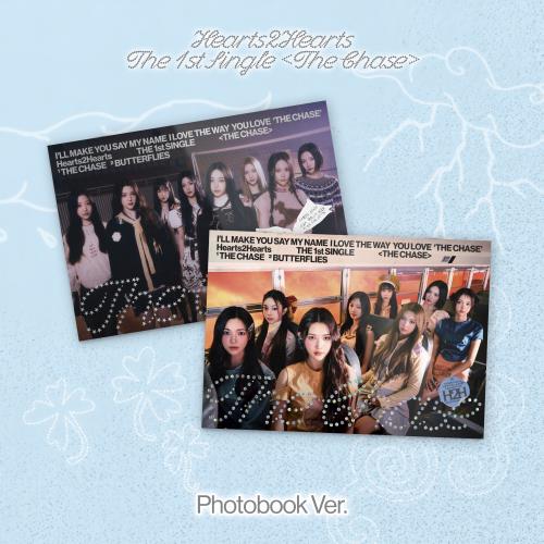 Hearts2Hearts - 1st single album [The Chase] (Photo Book Ver.) (2 TYPES Random)