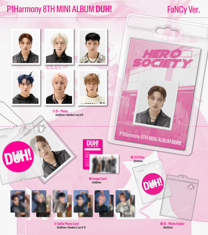 P1Harmony - 8th mini album [DUH!] (FaNCy ver.) (PLVE) (6 TYPES Random)