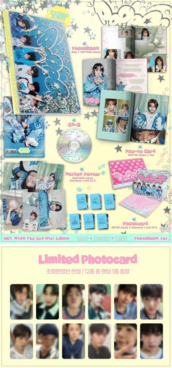 NCT WISH - 2nd mini album [poppop] (Photobook Ver.)