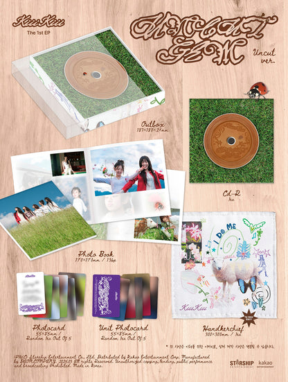 KiiiKiii - 1st mini album [UNCUT GEM] (UNCUT ver.)