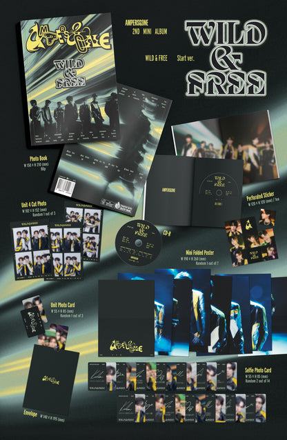AMPERS&ONE - 2nd mini album [WILD & FREE] (Start ver.)