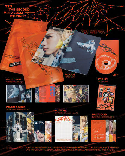 TEN - 2nd mini album [STUNNER] (YOU ARE Ver.)