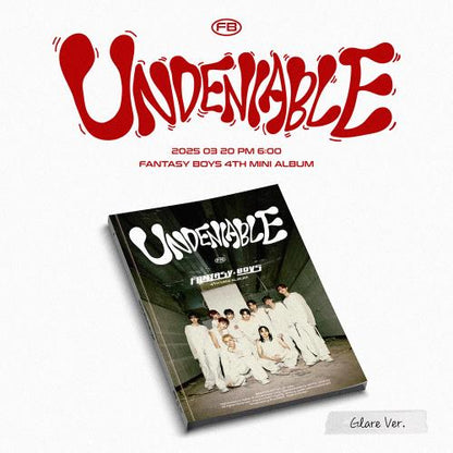 FANTASY BOYS - 4th mini album [UNDENIABLE] (Glare ver.)