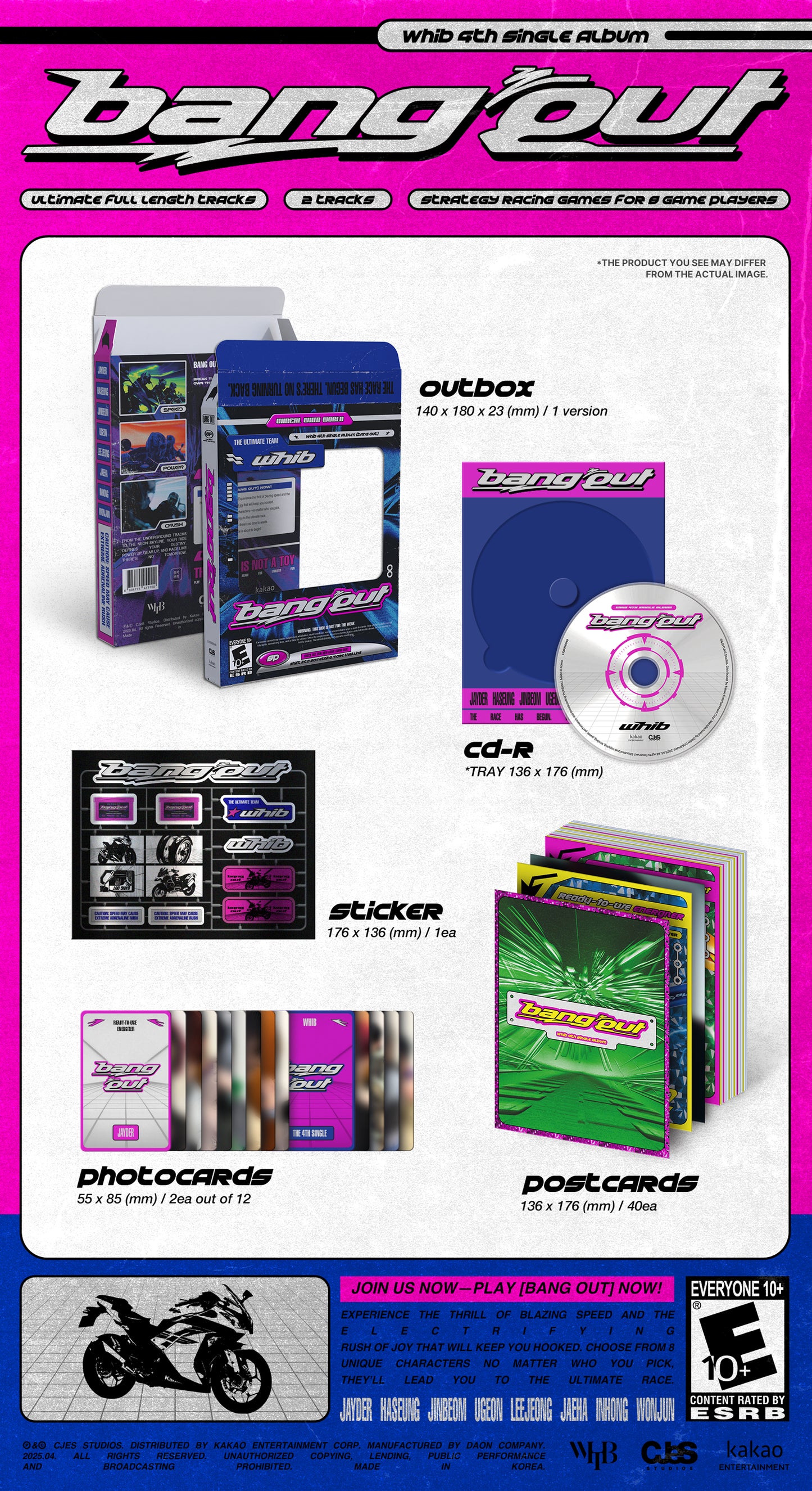WHIB - 4th Single Album [BANG OUT]