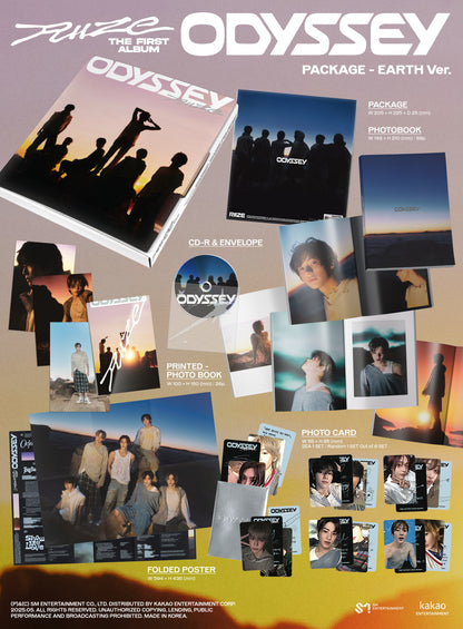 RIIZE - 1st Full Album [ODYSSEY] (PACKAGE Ver.) (2 TYPES Random)
