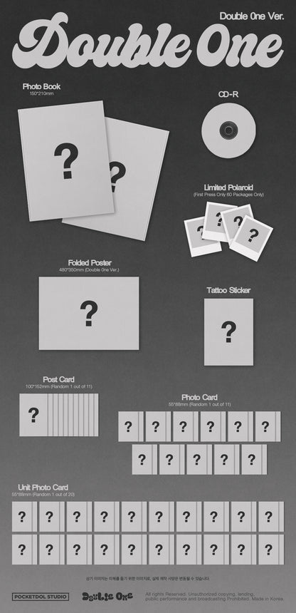 Double One - 1st mini album [Xpert] (Double 0ne Ver.)