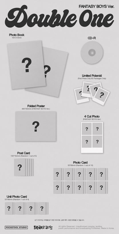 Double One - 1st mini album [Xpert] (FANTASY BOYS Ver.)