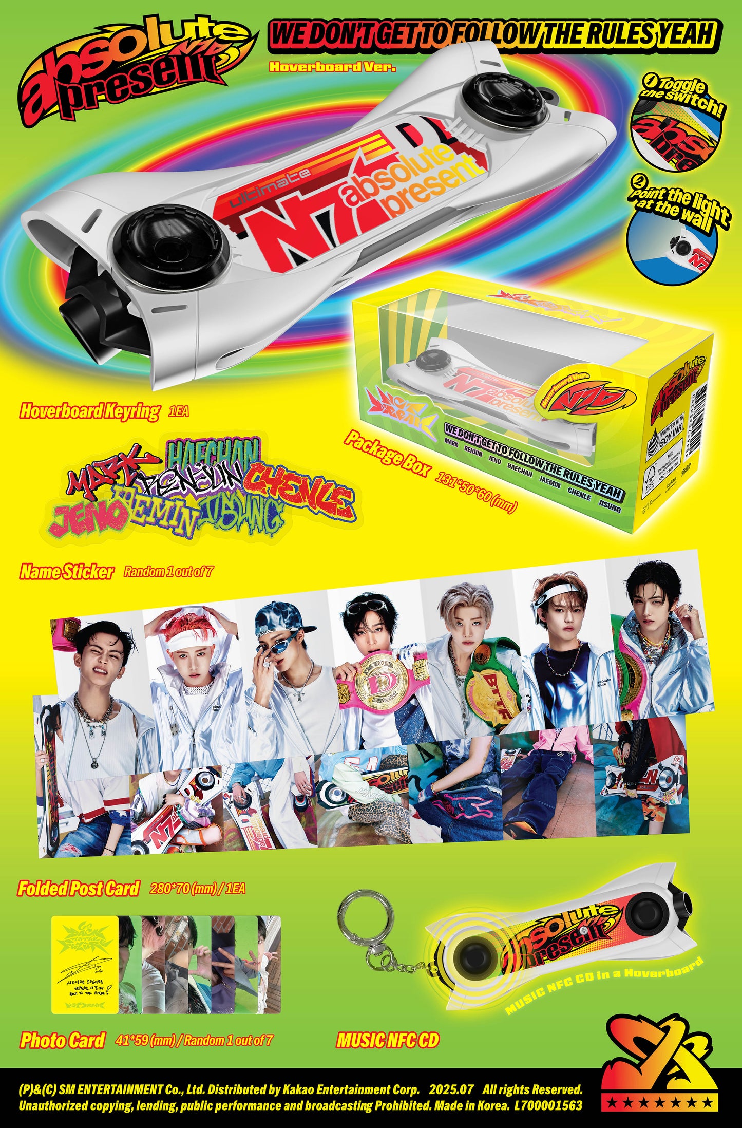 NCT DREAM [Go Back To The Future] (Hoverboard Ver.) (Smart Album)