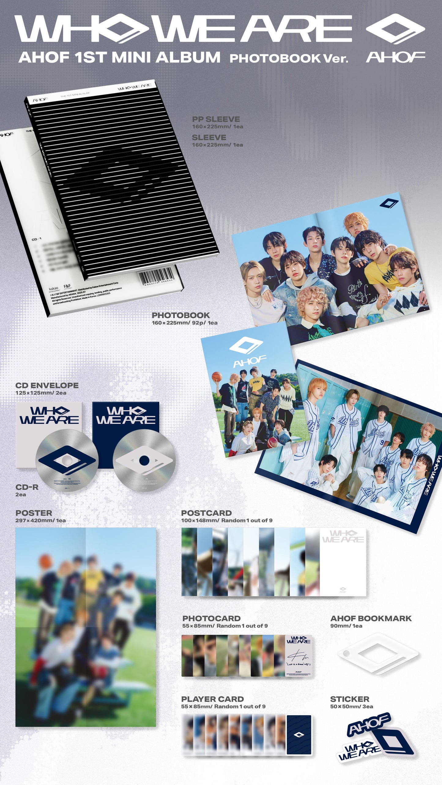 AHOF - 1st mini album [WHO WE ARE] (PHOTOBOOK Ver.)