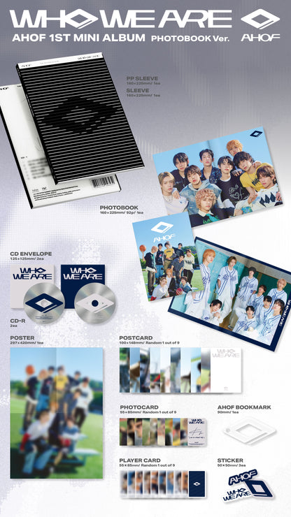 AHOF - 1st mini album [WHO WE ARE] (PHOTOBOOK Ver.)