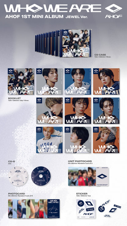AHOF - 1st mini album [WHO WE ARE] (JEWEL Ver.) (10 TYPES Random)