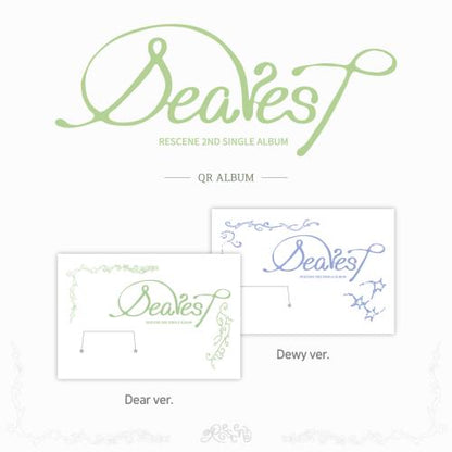 RESCENE - 2nd Single Album [Dearest] (QR VER.) (2 TYPES Random)