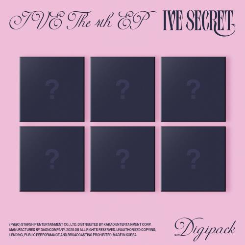 IVE - 4th mini album [IVE SECRET] (Digipack ver.) (6 TYPES Random) (LIMITED ver.)