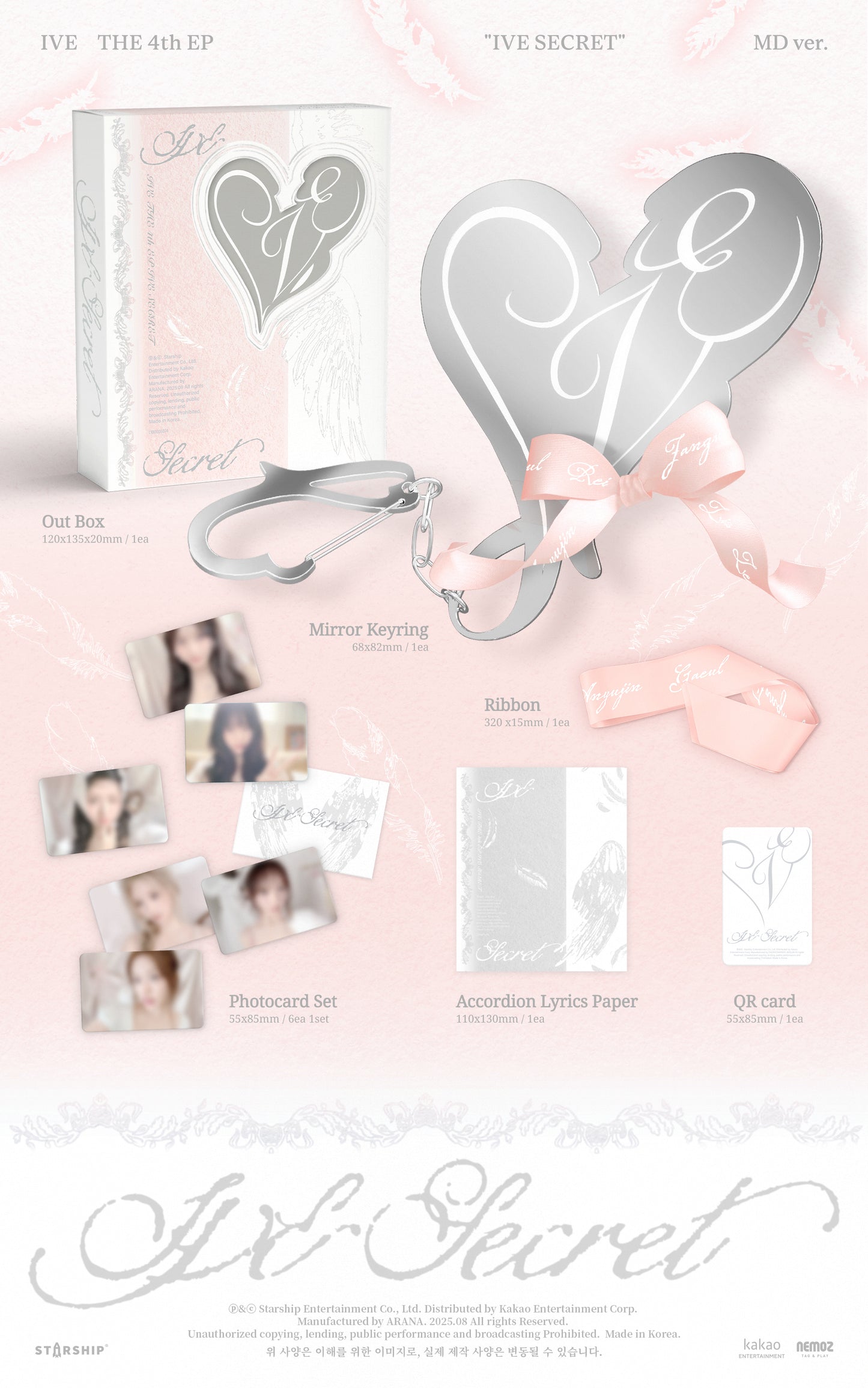 IVE - 4th mini album [IVE SECRET] (MD ver.) (Limited ver.)