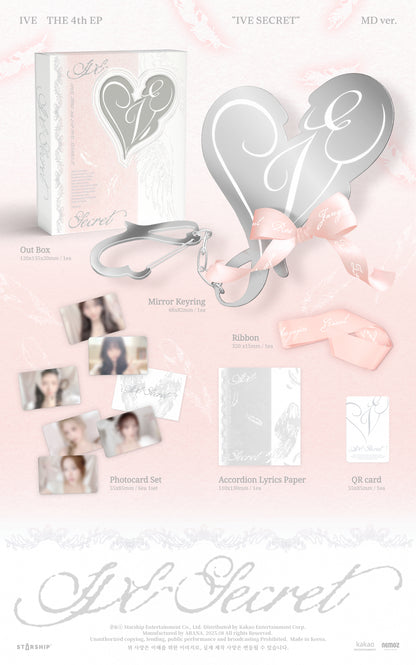 IVE - 4th mini album [IVE SECRET] (MD ver.) (Limited ver.)
