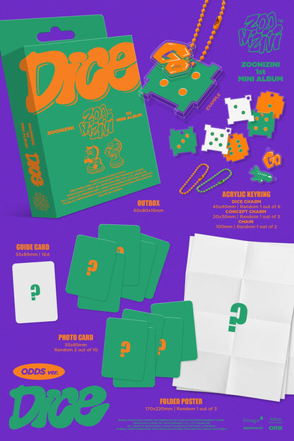 ASTRO ZOONIZINI - 1st mini album [DICE] (ODDS ver.) (META)