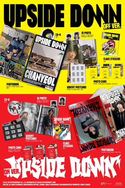 CHANYEOL - 2nd mini album [Upside Down] (PHOTO BOOK Ver.) (2 TYPES Random)