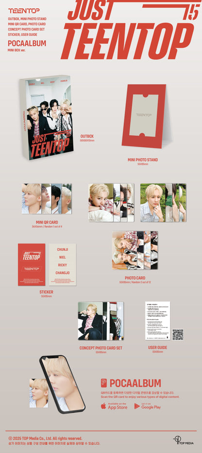 TEENTOP - mini album [Just 15, Just Teen Top] (MINI BOX ver.) (POCAALBUM)