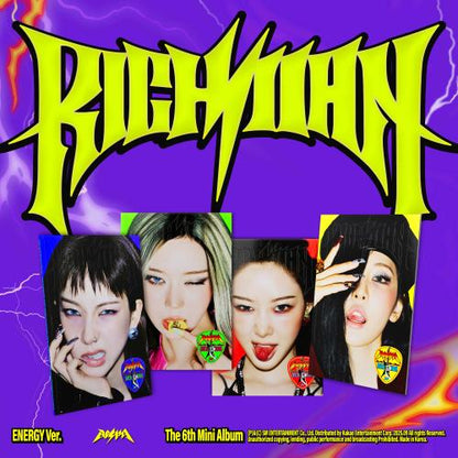 aespa - 6th mini album [Rich Man] (ENERGY Ver.) (4 TYPES Random)