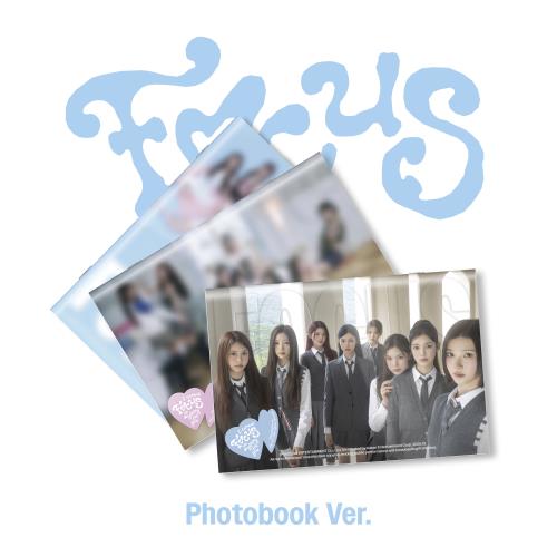 Hearts2Hearts - 1st mini album [FOCUS] (Photobook Ver.) (3 TYPES Random)
