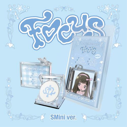 Hearts2Hearts - 1st mini album [FOCUS] (SMini Ver.) (Smart Album) (8 TYPES Random)
