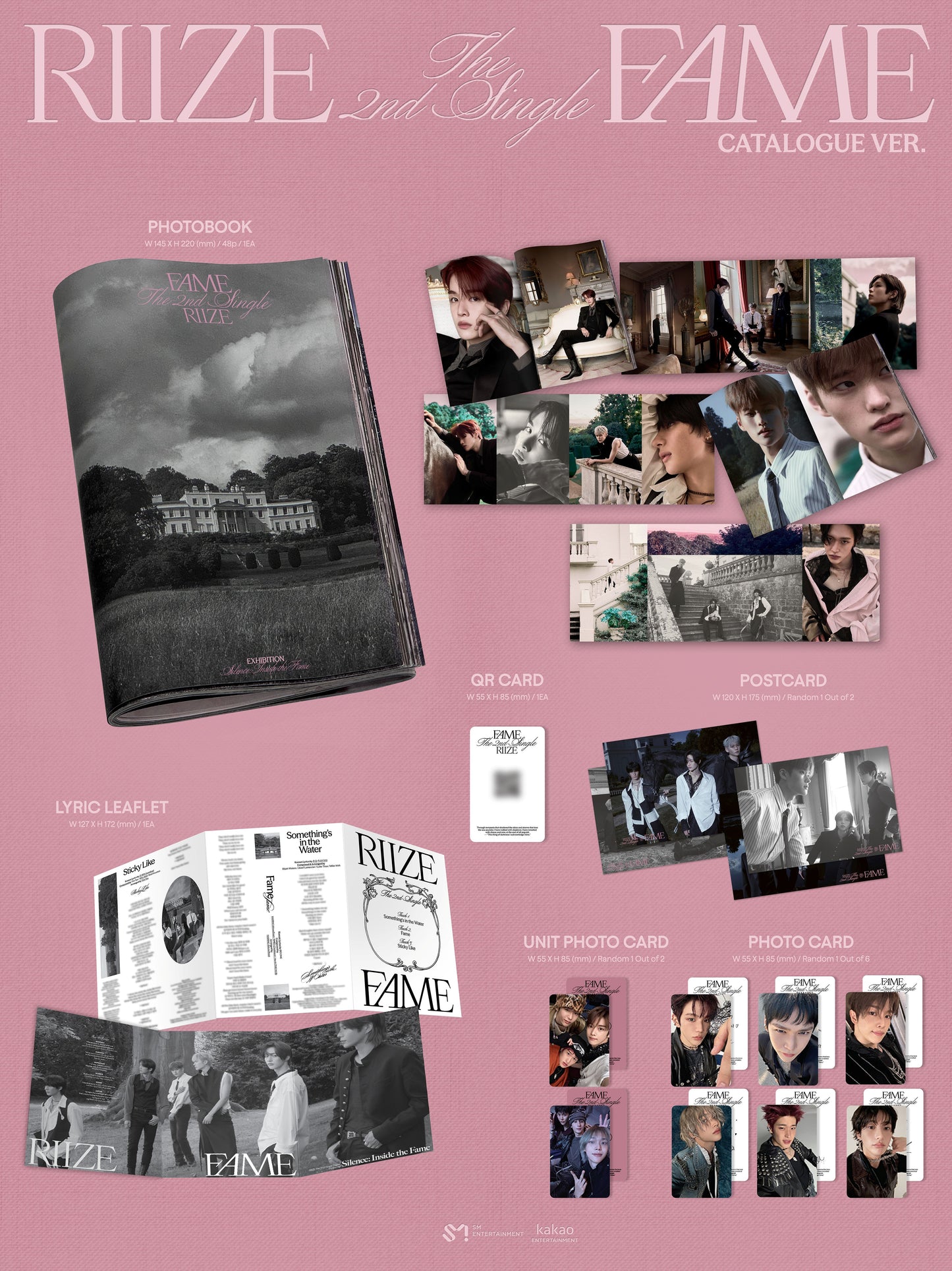 RIIZE - 2nd Single Album [Fame] (Catalogue Ver.)