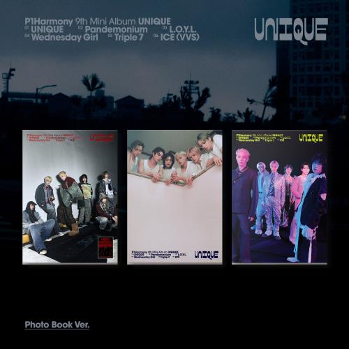 P1Harmony - 9th mini album [UNIQUE] (Photobook Ver.) (3 TYPES Random)