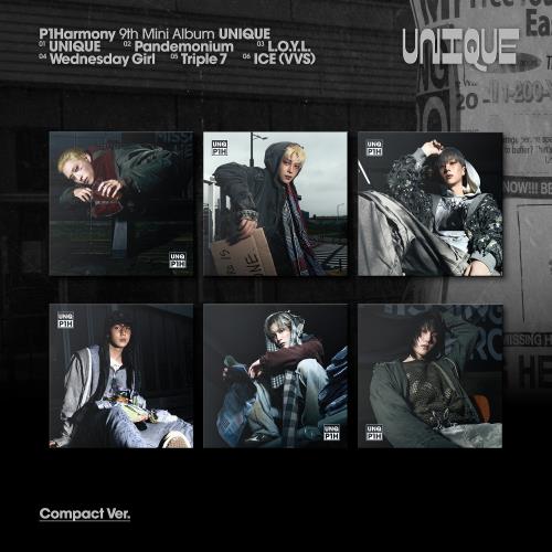 P1Harmony - 9th mini album [UNIQUE] (Compact Ver.) (6 TYPES Random)