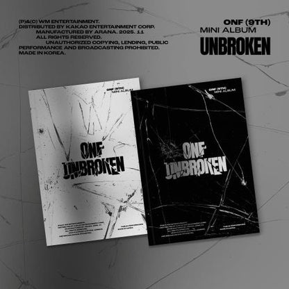 ONF - 9TH MINI ALBUM [UNBROKEN] (2 TYPES Random)