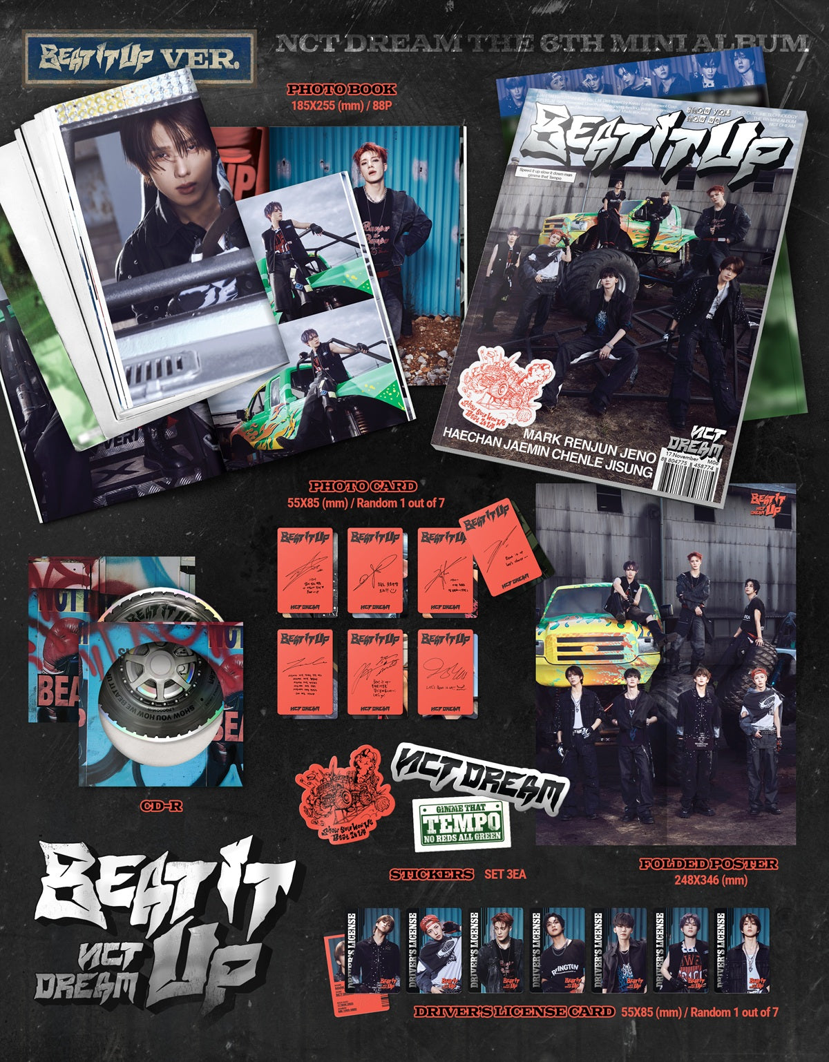 NCT DREAM - 6th mini album [Beat It Up] (Beat It Up Ver.)