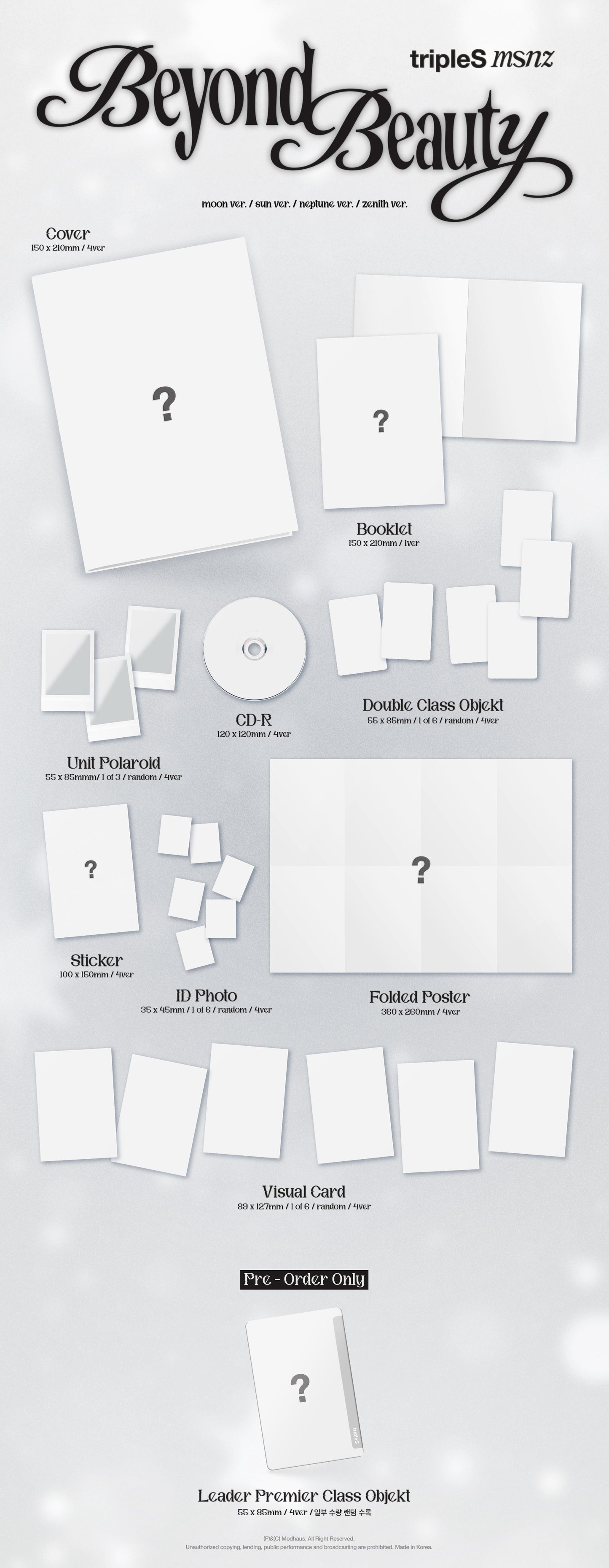 tripleS - mini album [msnz <Beyond Beauty>] (4 TYPES Random)