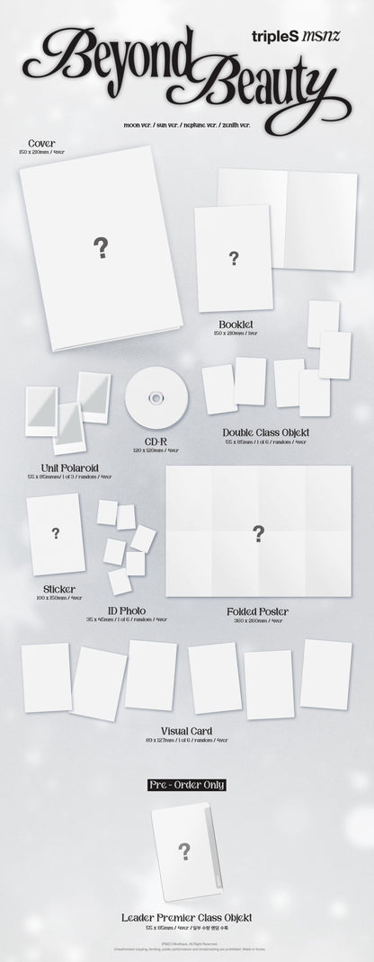 tripleS - mini album [msnz <Beyond Beauty>] (4 TYPES Random)