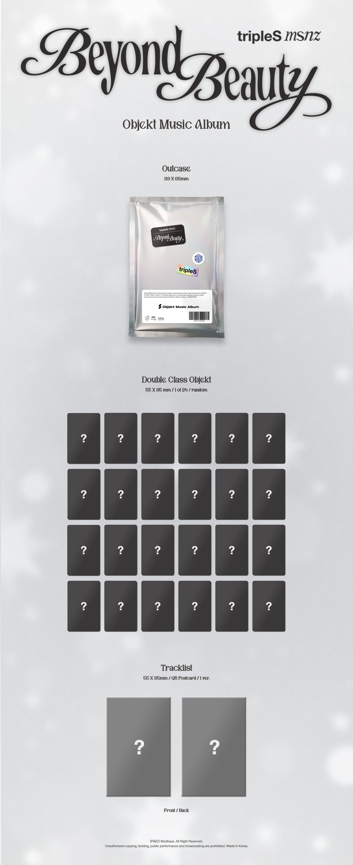 tripleS - mini album [msnz <Beyond Beauty>] (Objekt Music Album ver.)