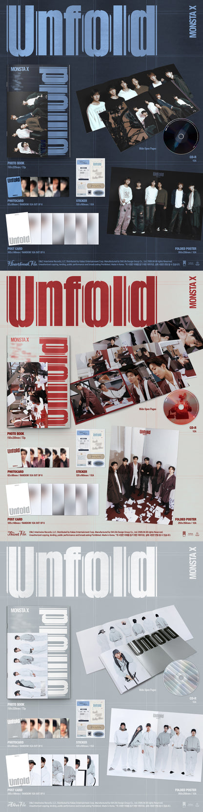 MONSTA X - US Full Album [Unfold] (4 TYPES Random)
