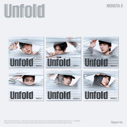 MONSTA X - US Full Album [Unfold] (DIGIPACK VER.) (6 TYPES Random)